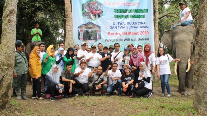 Peringatan HPSN, 900 kg Lebih Sampah Plastik Terkumpul di Tiga Lokasi di Riau